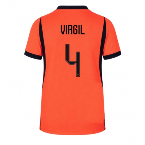 Billige Fotballdrakt Nederland Virgil van Dijk #4 Replika Hjemmedrakt VM 2026 Kortermet Billige Fotballdrakt Nederland Virgil van Dijk #4 Replika Hjemmedrakt VM 2026 Kortermet